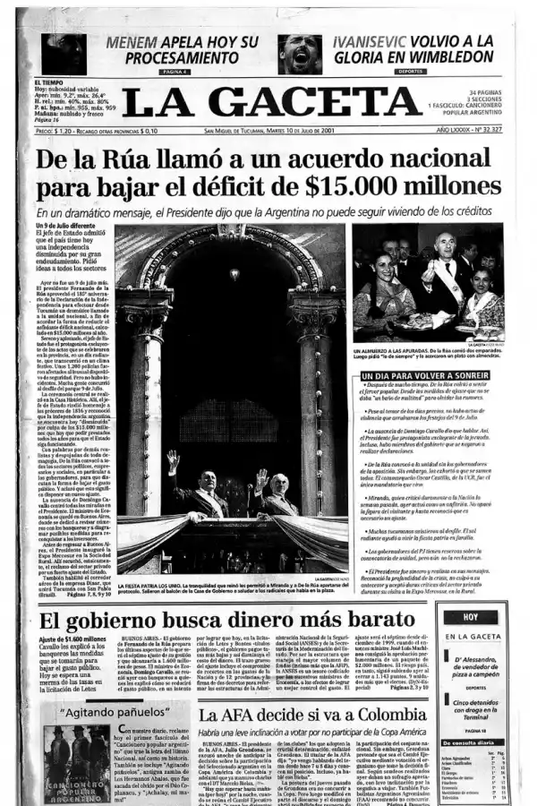 Tres visitas a Tucumán signadas por la crisis del país y las inundaciones