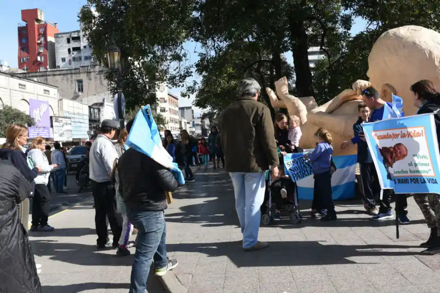 Merceditas, el feto gigante, estuvo presente durante los festejos por el 9 de julio
