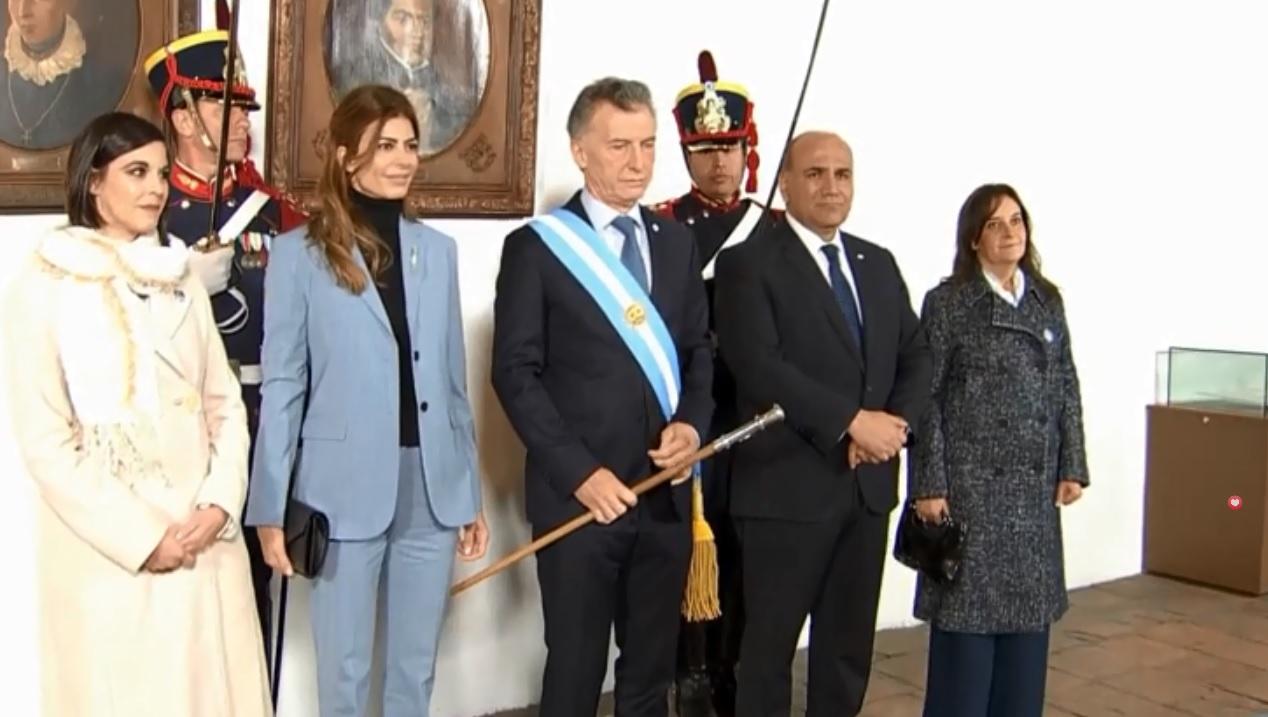 Video: así fue la breve visita de Macri a Tucumán para los festejos por el 9 de Julio