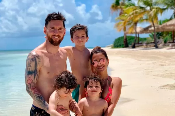 La Copa América quedó atrás: Messi descansa en el Caribe junto a su familia