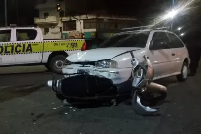 Dos accidentes con motos durante la mañana, en la antesala del fin de semana