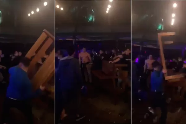 Violenta pelea en un boliche de Yerba Buena: volaron bancos y mesas