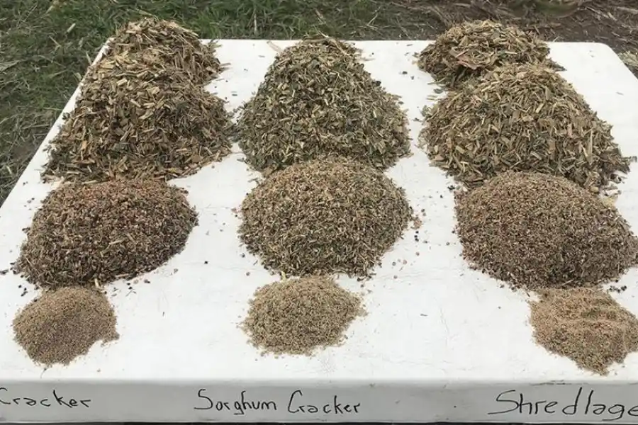 EN PRIMER PLANO. En la imagen, las cuchillas del sistema shredlage.  