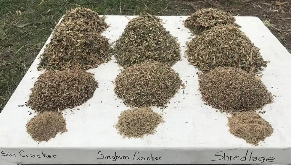 EN PRIMER PLANO. En la imagen, las cuchillas del sistema shredlage.  