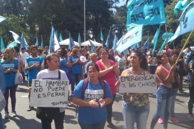 Movimientos sociales mantendrán sus reclamos durante la gestión de Alberto Fernández