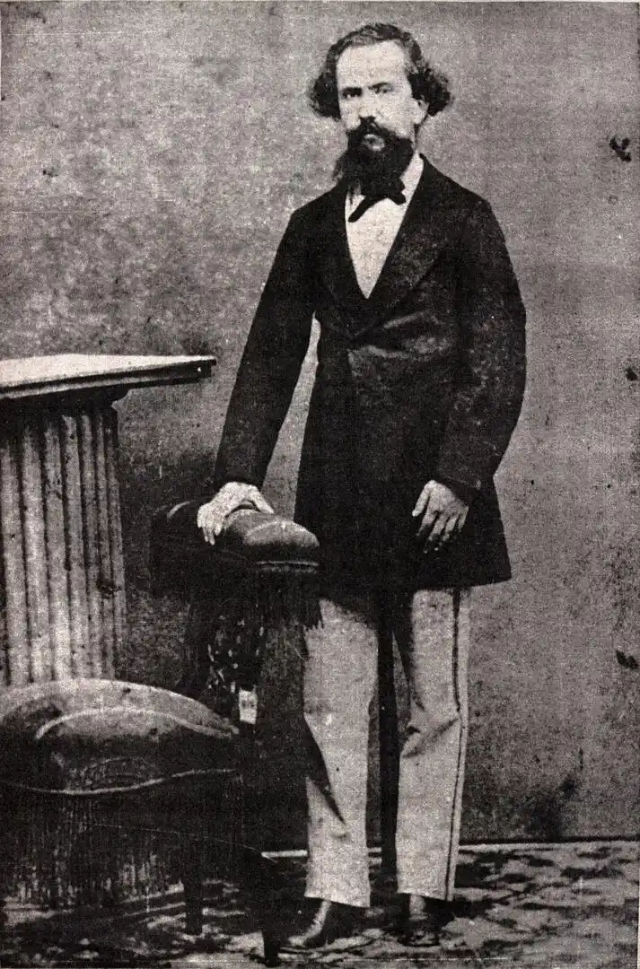 NICOLÁS AVELLANEDA. Se conserva esta fotografía de sus años de estudiante.