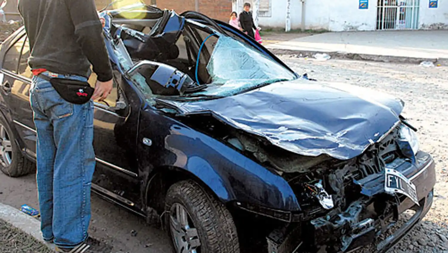 Un caballo suelto casi causa una tragedia