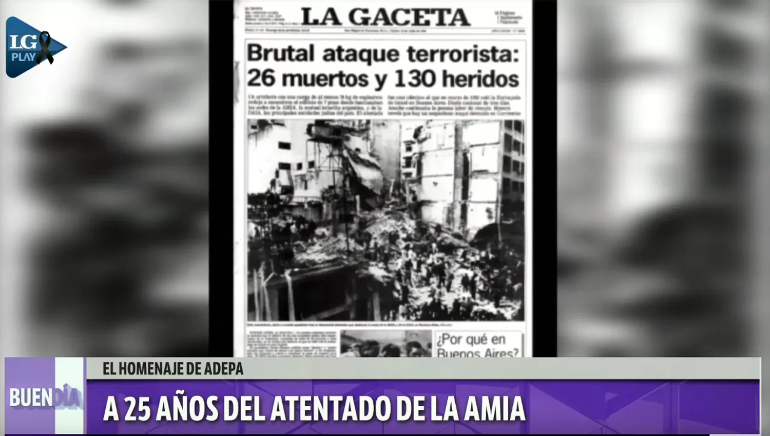 Los medios argentinos recuerdan a las víctimas del atentado a la Amia