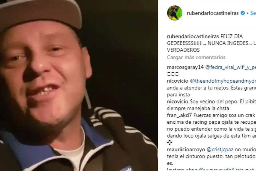 El cantante había filmado un video minutos antes del accidente fatal. 