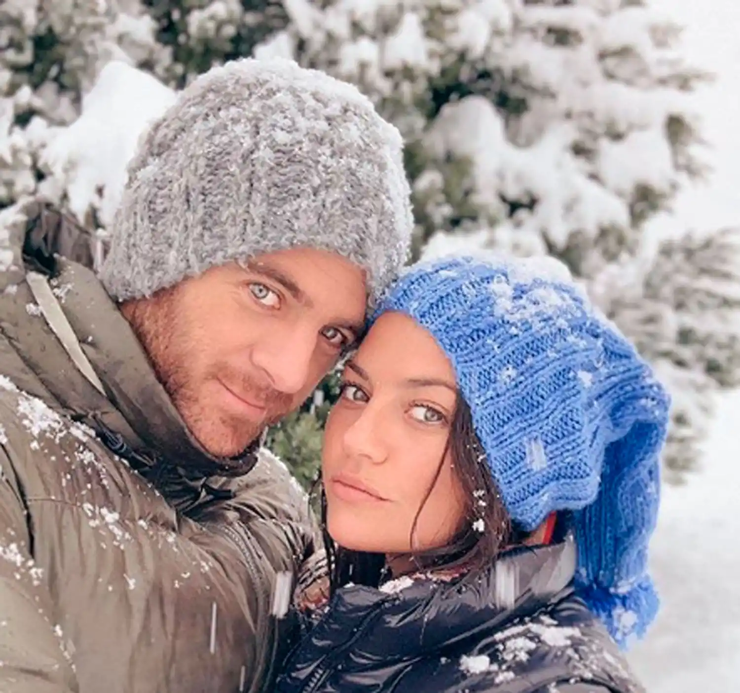 NUEVA PAREJA. Del Potro y Jujuy Jiménez, juntos.