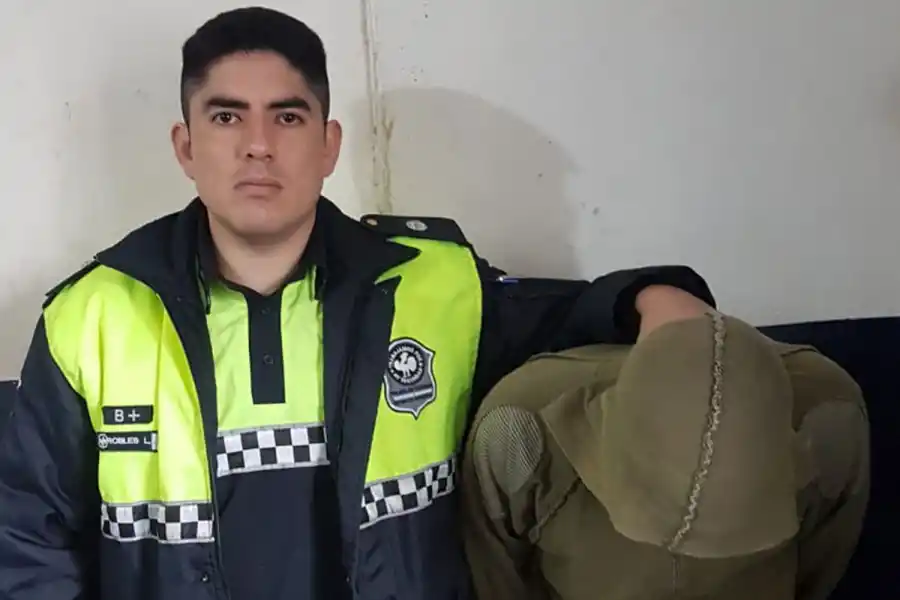 APREHENDIDO. El sospechoso tiene 19 años.