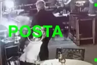 Es verdadero el video que muestra a Alberto Fernández empujando a un hombre 