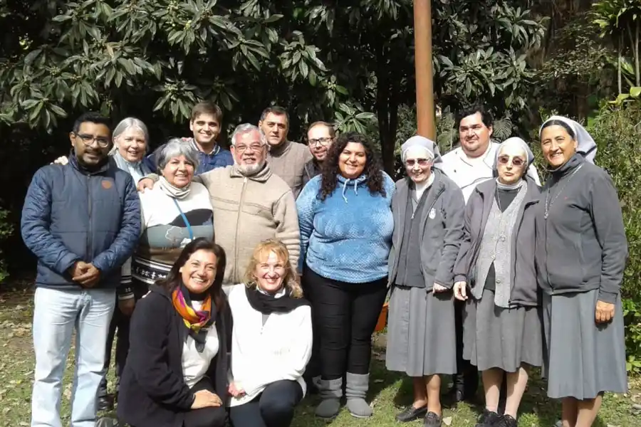 Con el último grupo que fue a Belén.