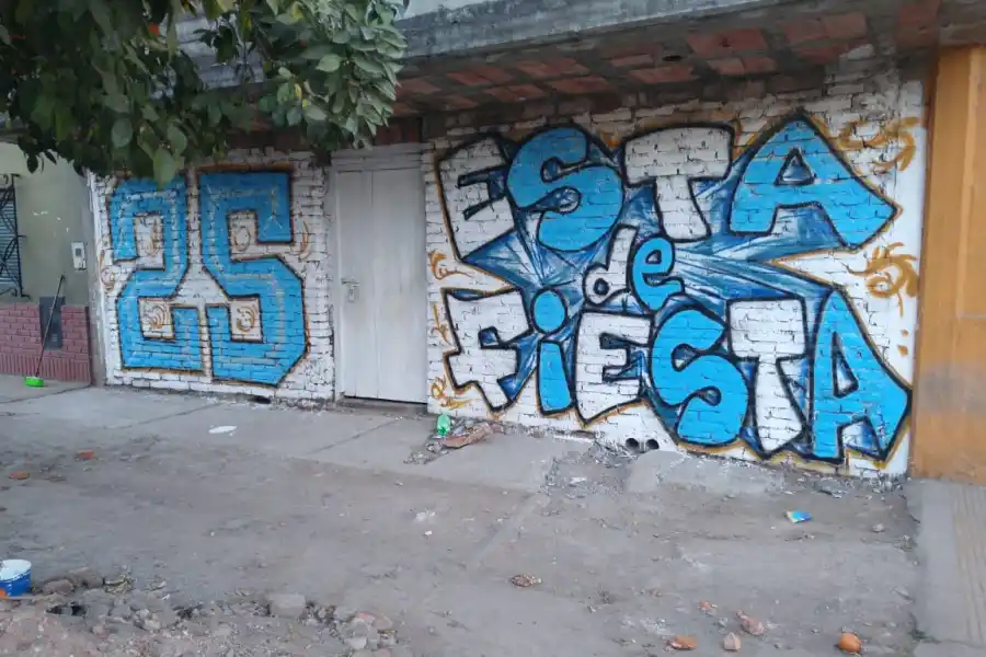 ARTE. El diseño que eligió Eneas para su primer mural. 