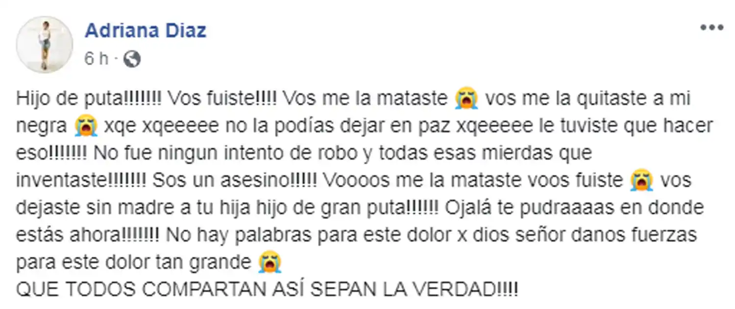 Dejaste sin madre a tu hija; ojalá te pudras: la bronca de los amigos de Tamara Salas 