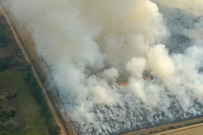 El problema de todos los años: detectaron quema de cañaverales en el sur de la provincia