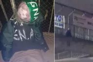 Colgaron de un puente un muñeco vestido de gendarme, con la cara de Patricia Bullrich