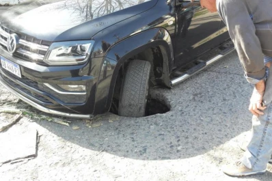 Se lo “tragó” la boca de registro