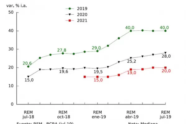 Prevén una inflación al 40% y un dólar a $ 50