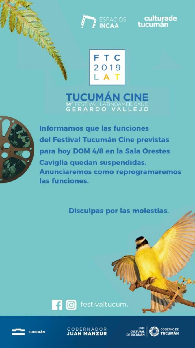 El comunicado de los organizadores del festival Gerardo Vallejo.