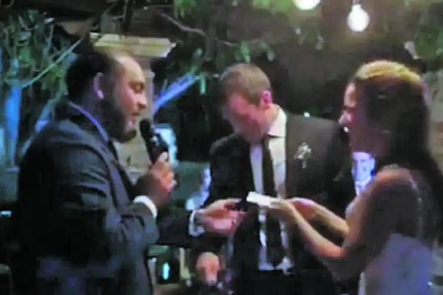 EN SALTA (II). Paz, empleado de la jueza Penna (Yerba Buena), en Cafayate. imagen captura de video