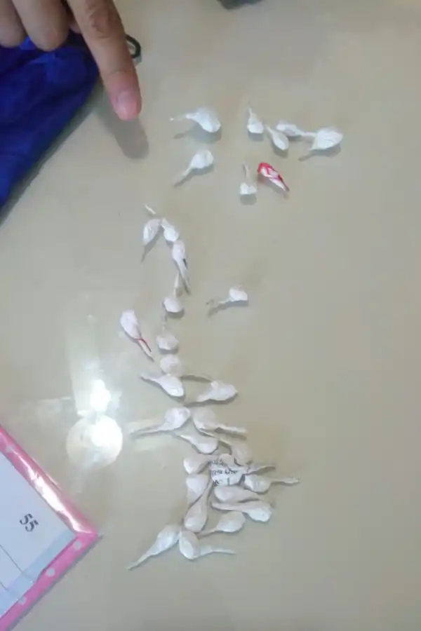 EL SECUESTRO. Cada una de la dosis incautada tiene un valor de $500, según informaron fuentes cercanas a la investigación.