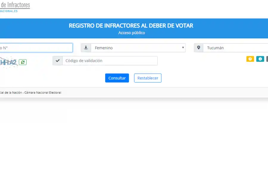 ¿No querés ir a votar? Estas son las multas por faltar el domingo