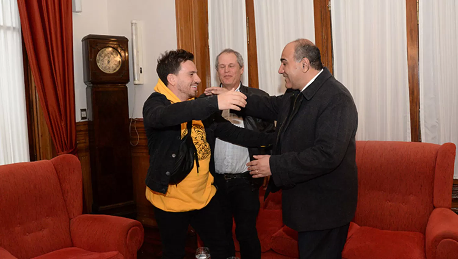 Bal y Manzur se reunieron en Casa de Gobierno. FOTO PRENSA DEL GOBIERNO