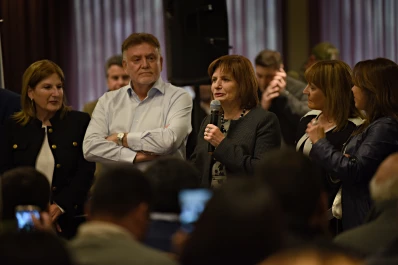 Domingo Amaya recibió el apoyo de Patricia Bullrich en un acto en Tucumán