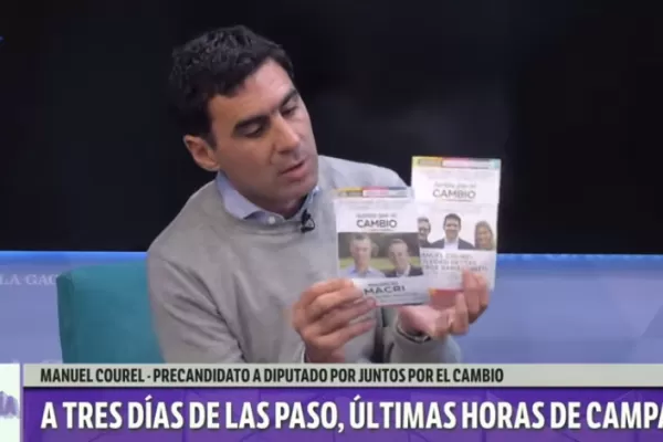 Courel llamó a cortar a Amaya de las boletas el domingo