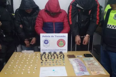 Atrapan con drogas a tres integrantes del clan Carrión