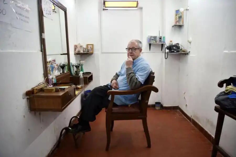 Don “Polo” Chemes, tercera generación de peluqueros.