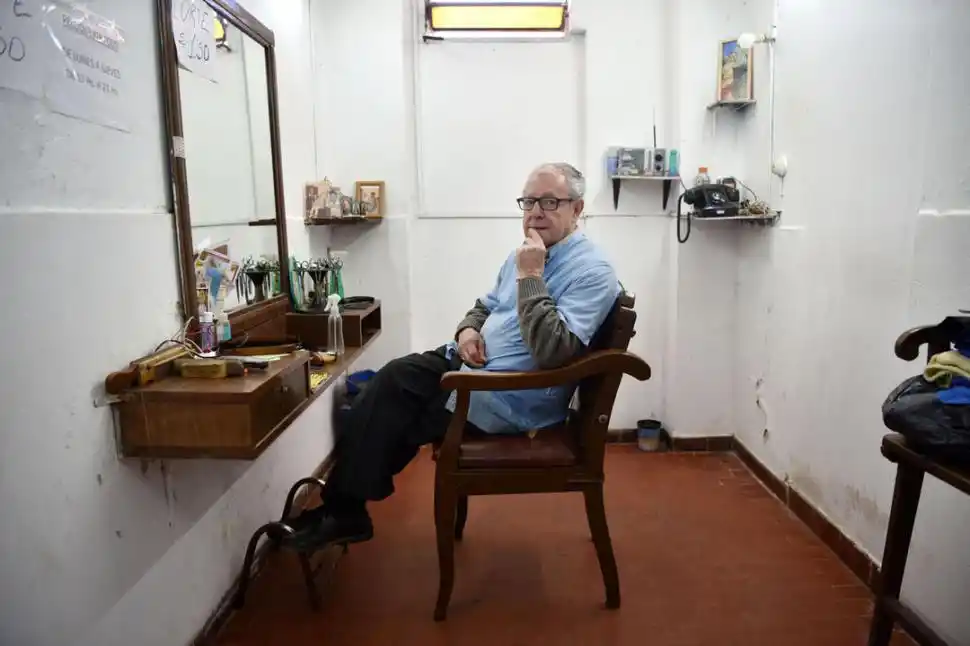 Don “Polo” Chemes, tercera generación de peluqueros.