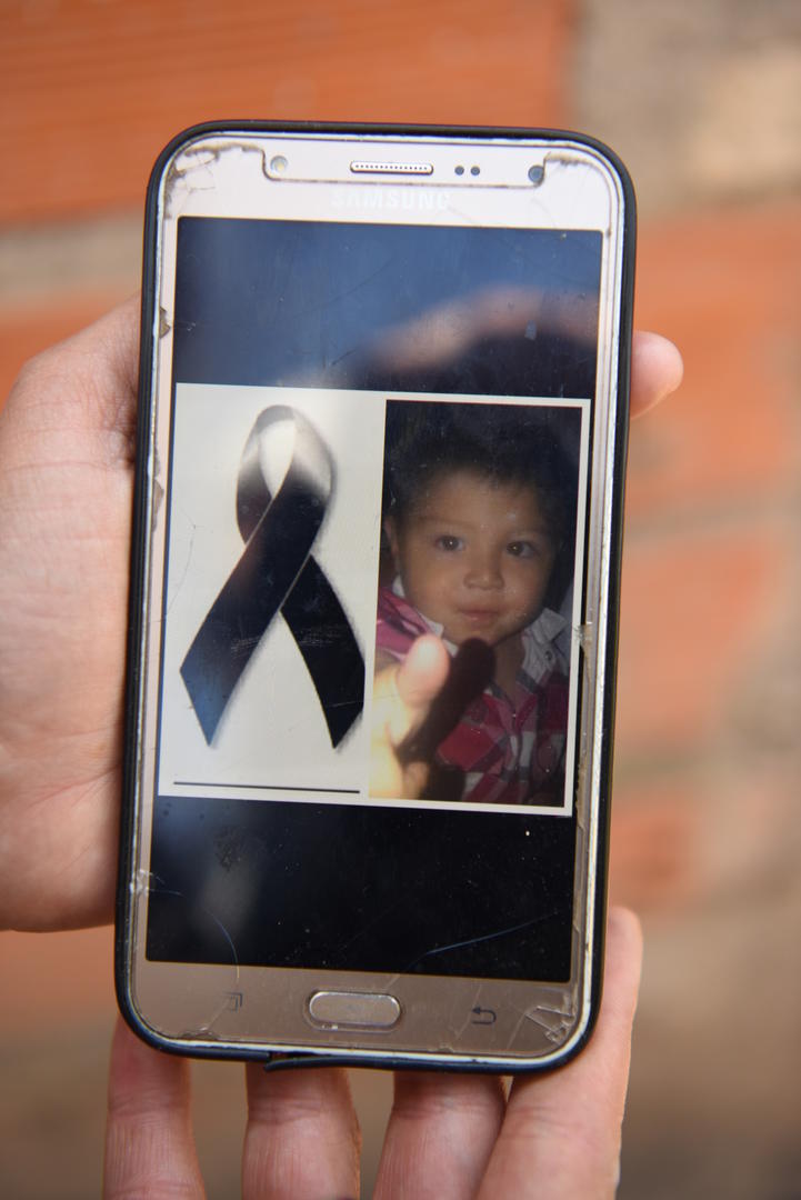 LA VÍCTIMA. Alexis Benjamín Amaya tenía cuatro años se perdió de su casa y apareció sin vida una hora después ahorcado de un puente en El Colmenar.