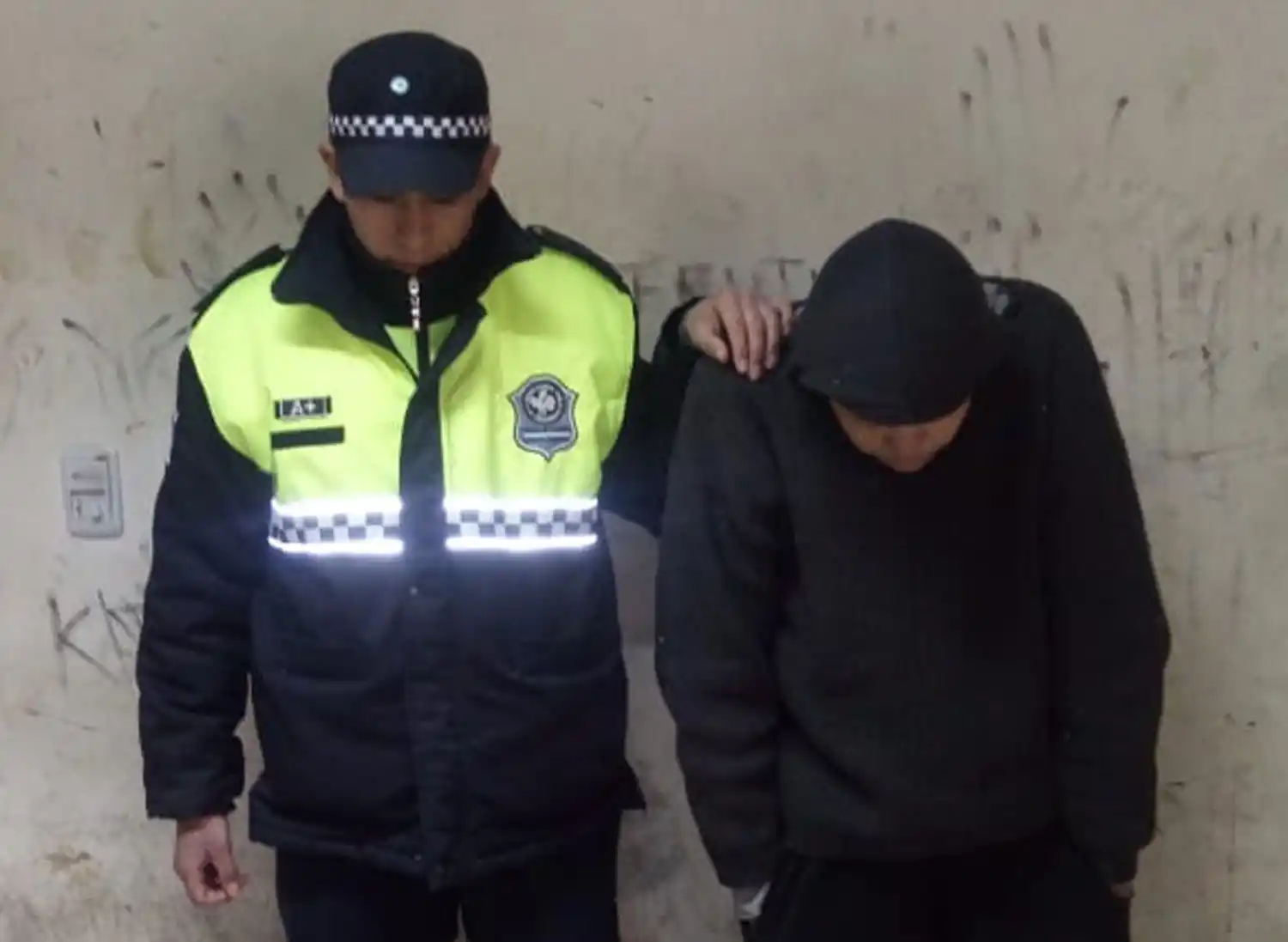 ATRAPADO. El hombre de 27 años tiene antecedentes delictivos.