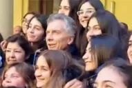 Macri, a un grupo de estudiantes: necesitamos juntar más votos porque no nos fue tan bien