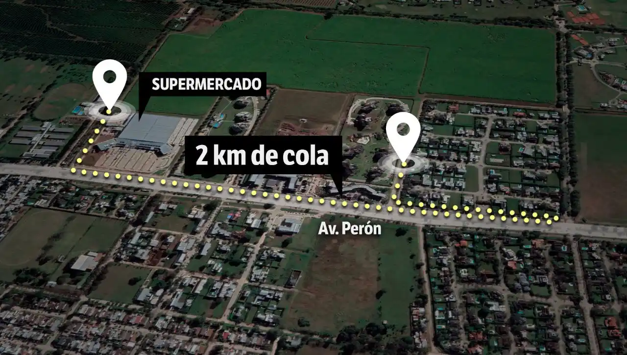 Crisis de empleo: más de dos kilómetros de cola para conseguir un trabajo en Yerba Buena