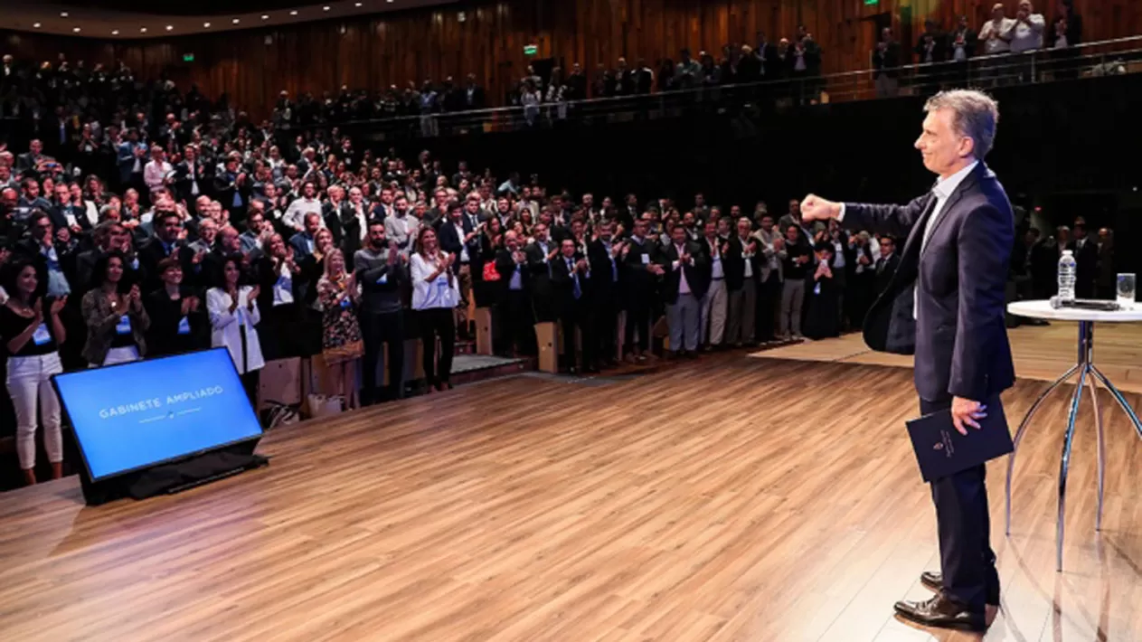 Macri le pidió a sus funcionarios captar el voto para octubre. TÉLAM