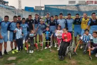 El mejor gol de Atlético: entrenamiento y ratos de emoción con Pequeños Sueños