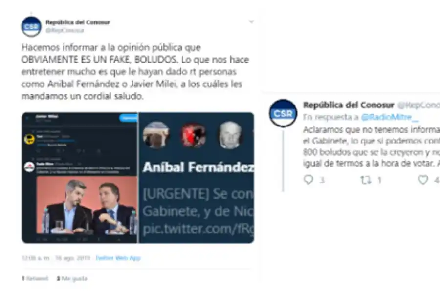 Son falsas la mayoría de las cuentas que publicaron que Peña y Dujovne renunciaron