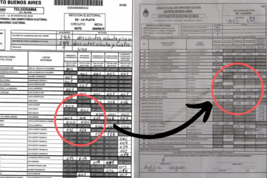 Los telegramas con errores no implican que haya habido fraude electoral