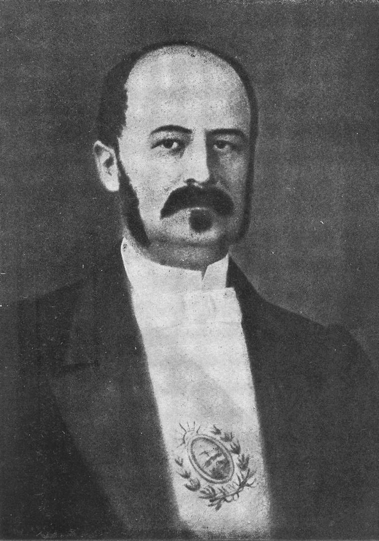 MARCOS PAZ. El tucumano ejercía la presidencia de la Nación, por hallarse ausente el titular Bartolomé Mitre.