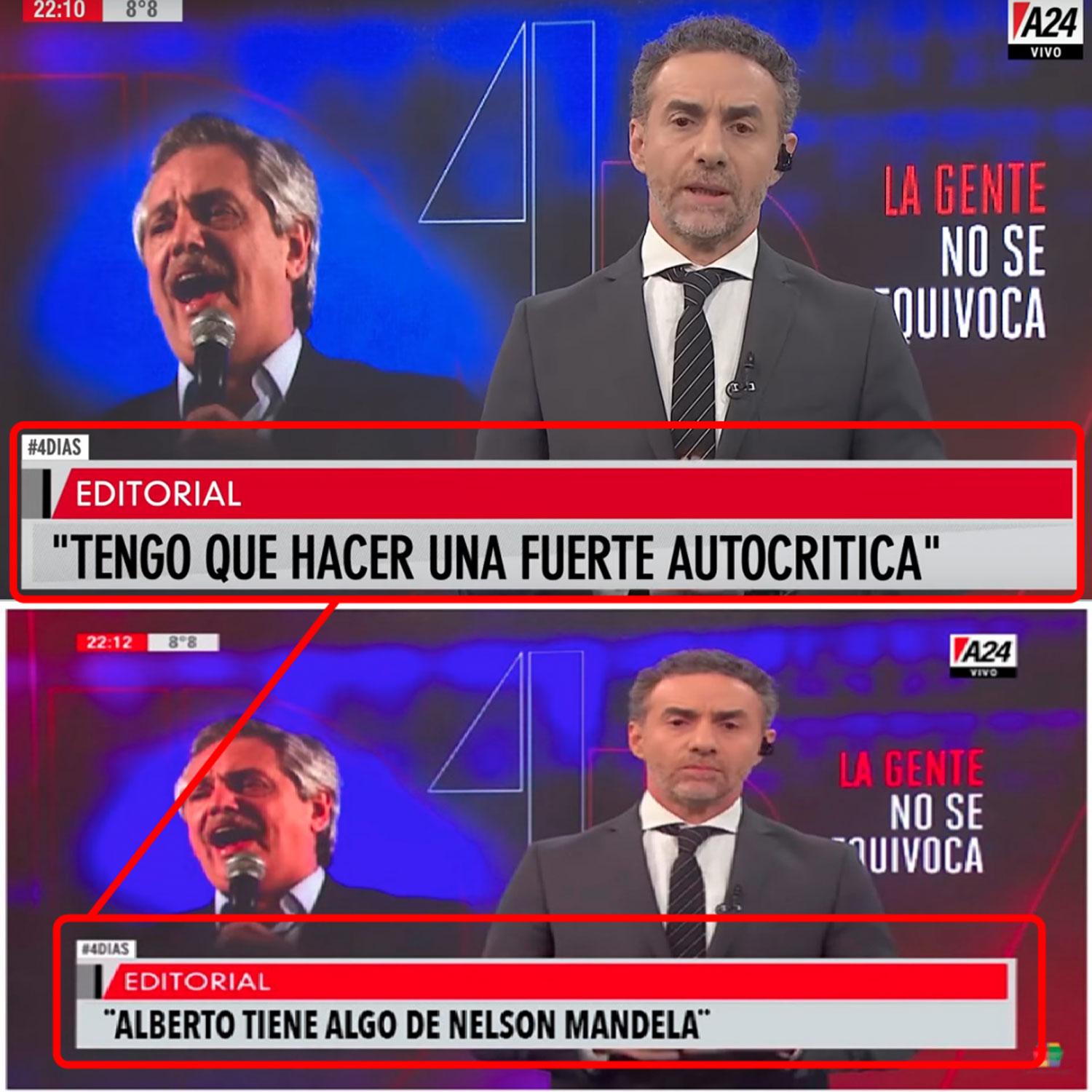 No, Majul no dijo: Alberto tiene algo de Nelson Mandela