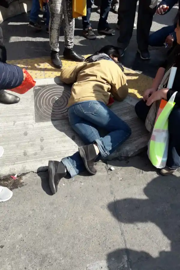 Una rampa céntrica se convirtió en una trampa para los peatones