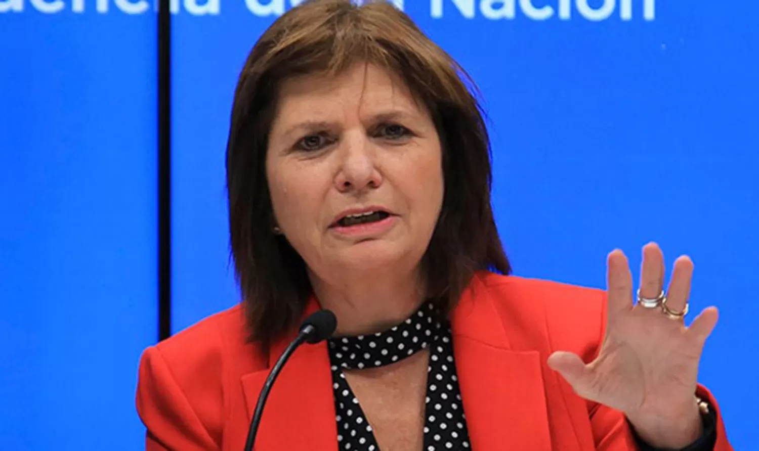 PATRICIA BULLRICH. Ministra de Seguridad.