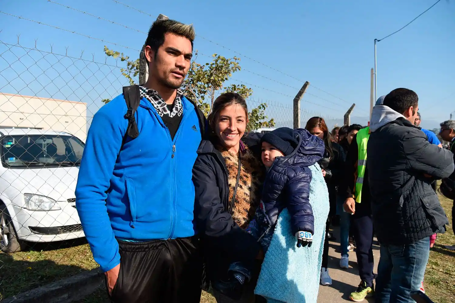 GRAN SUEÑO. Franco y Verónica esperaban poder darle un techo propio a sus tres hijos.