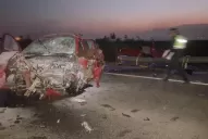 Trágico choque en una recta de la nueva ruta 38: cuatro personas fallecieron