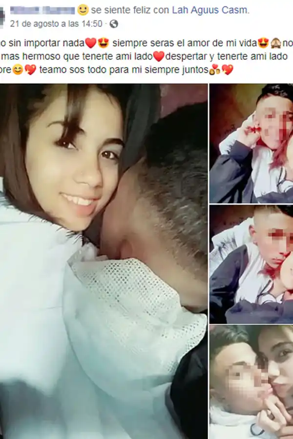 El último post en el muro del sospechoso.