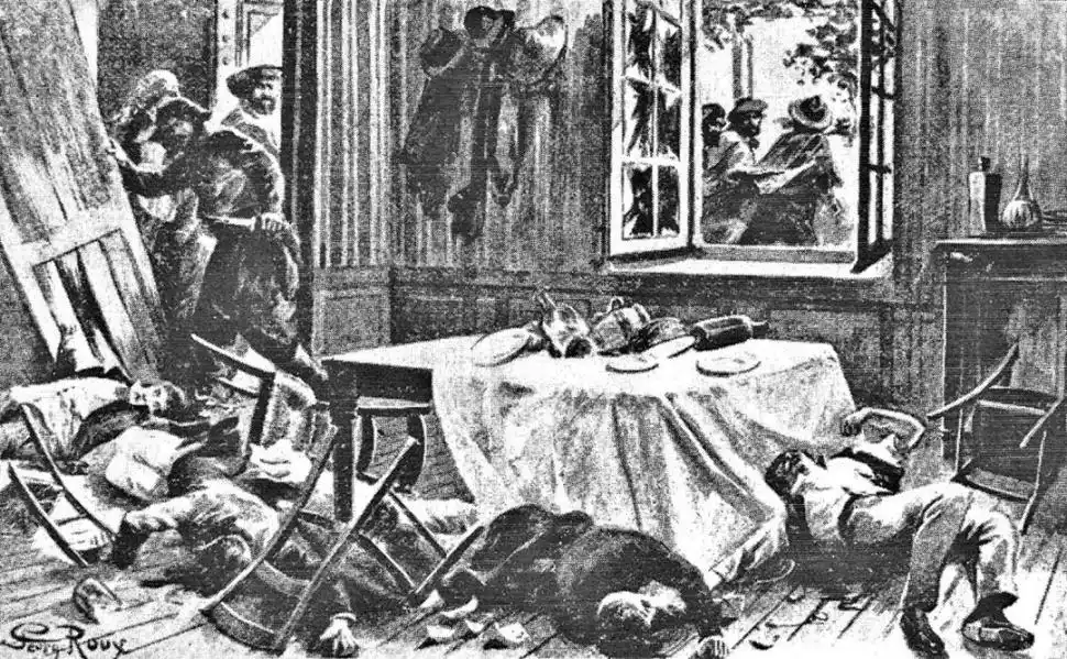 JOSÉ ANTONIO VIRASORO. Así quedó la habitación del gobernador, asesinado allí con su hermano y otros funcionarios.