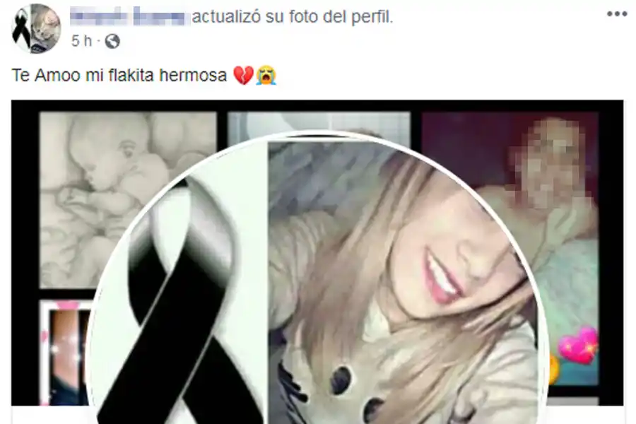 EN FACEBOOK. Este mediodía, el adolescente cambió su foto de perfil.